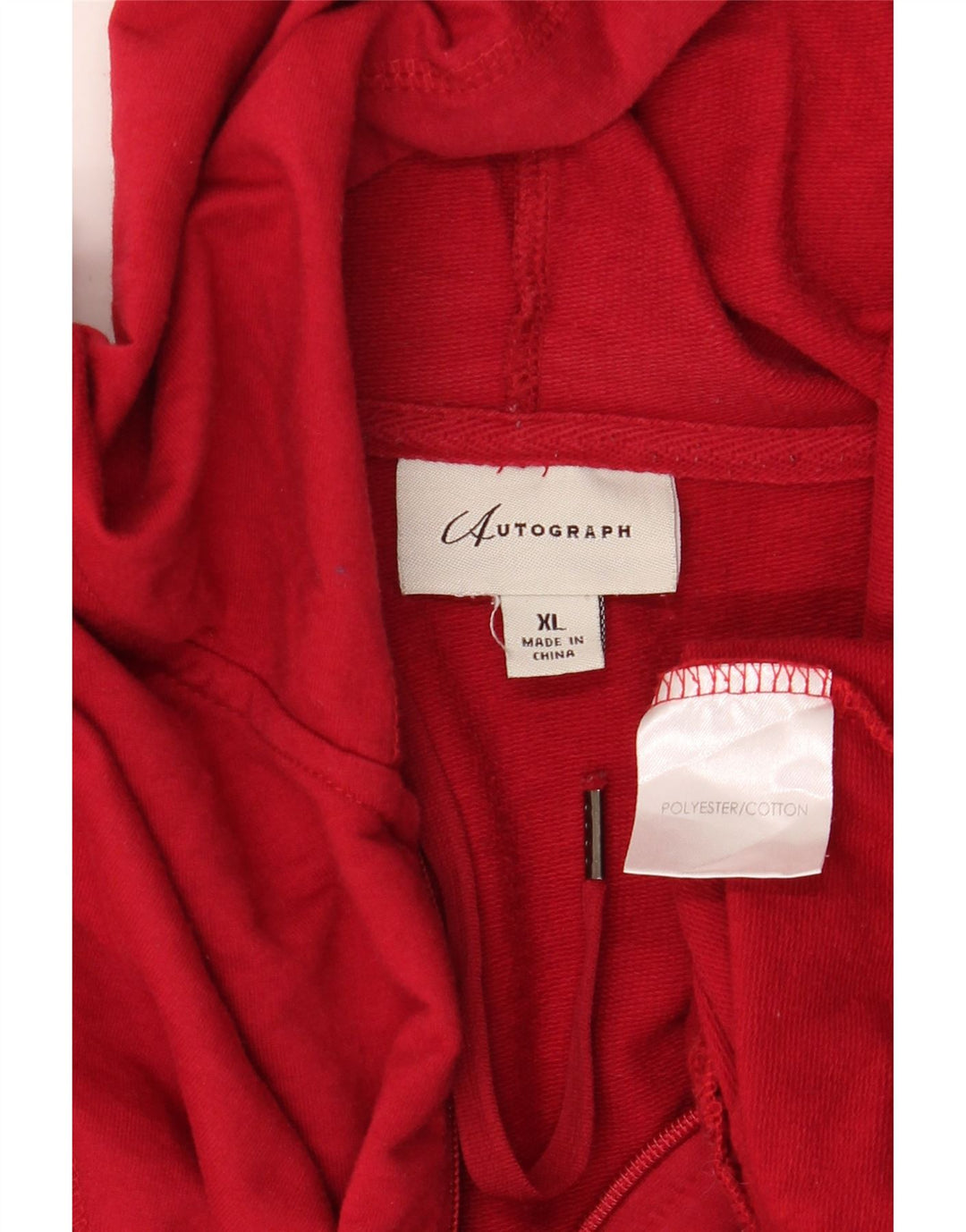 Marks & Spencer Herren Autograph Zip Hoodie Pullover XL Rot Polyester