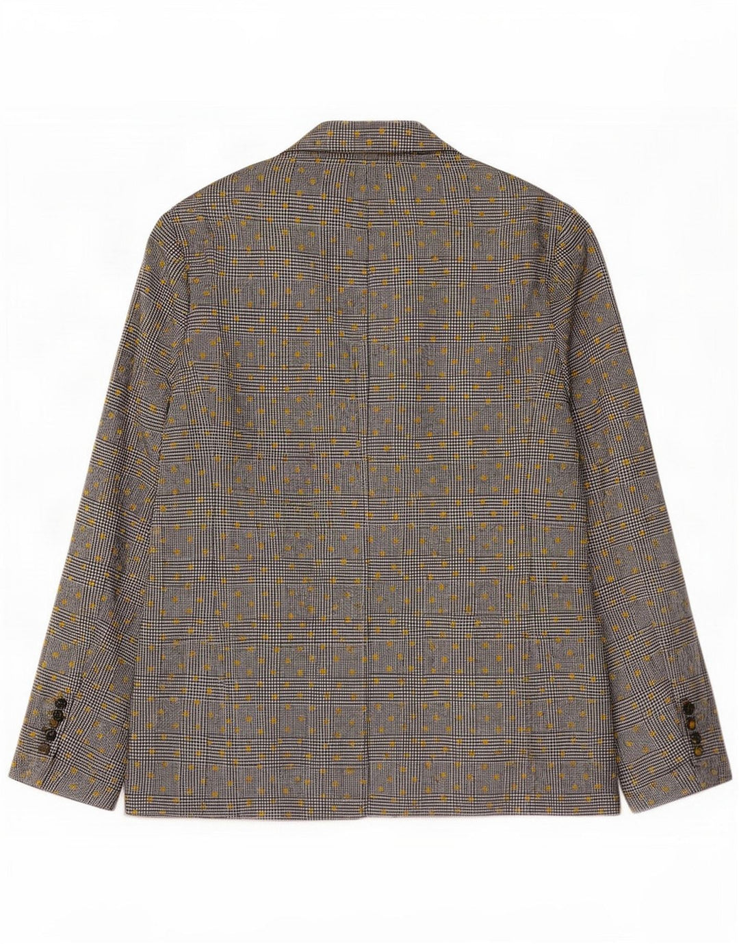 Boden Damen-Zweireiher-Blazerjacke UK 16 Large Grey Houndstooth