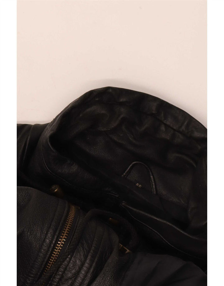 Spirit Herren Ledermantel EU 46 Small Black Classic