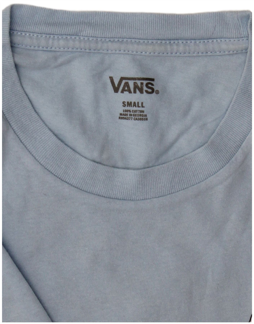 VANS Herren T-Shirt mit Grafik, Größe S, Blau