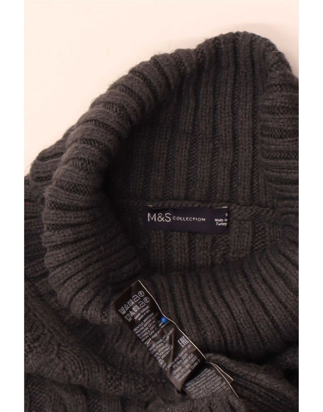 Marks & Spencer Damen-Tanktop in Übergröße, Gr. 10, Größe S, Grau, Acryl