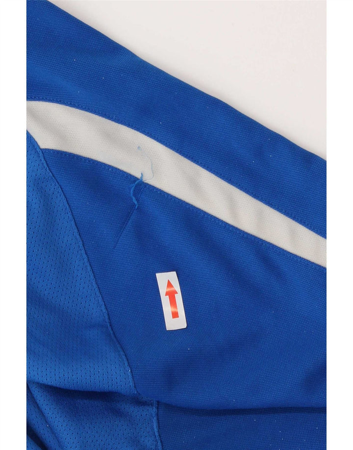 Puma Herren T-Shirt Top Large Blau Colourblock Polyester