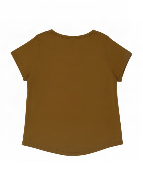 Nike Damen Grafik T-Shirt Top UK 18 XL Khaki