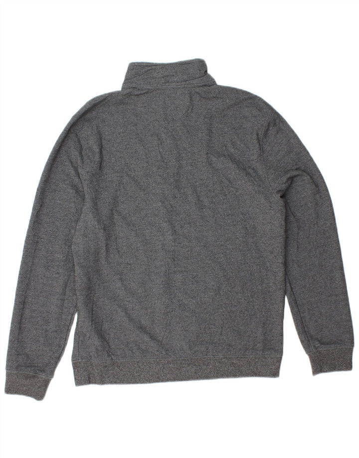 IZOD Herren-Sweatshirt mit Reißverschluss am Hals, klein, grau, Polyester