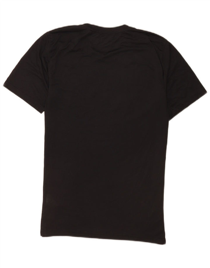 Nike Herren Dri Fit Graphic T-Shirt Top Small Schwarz Polyester