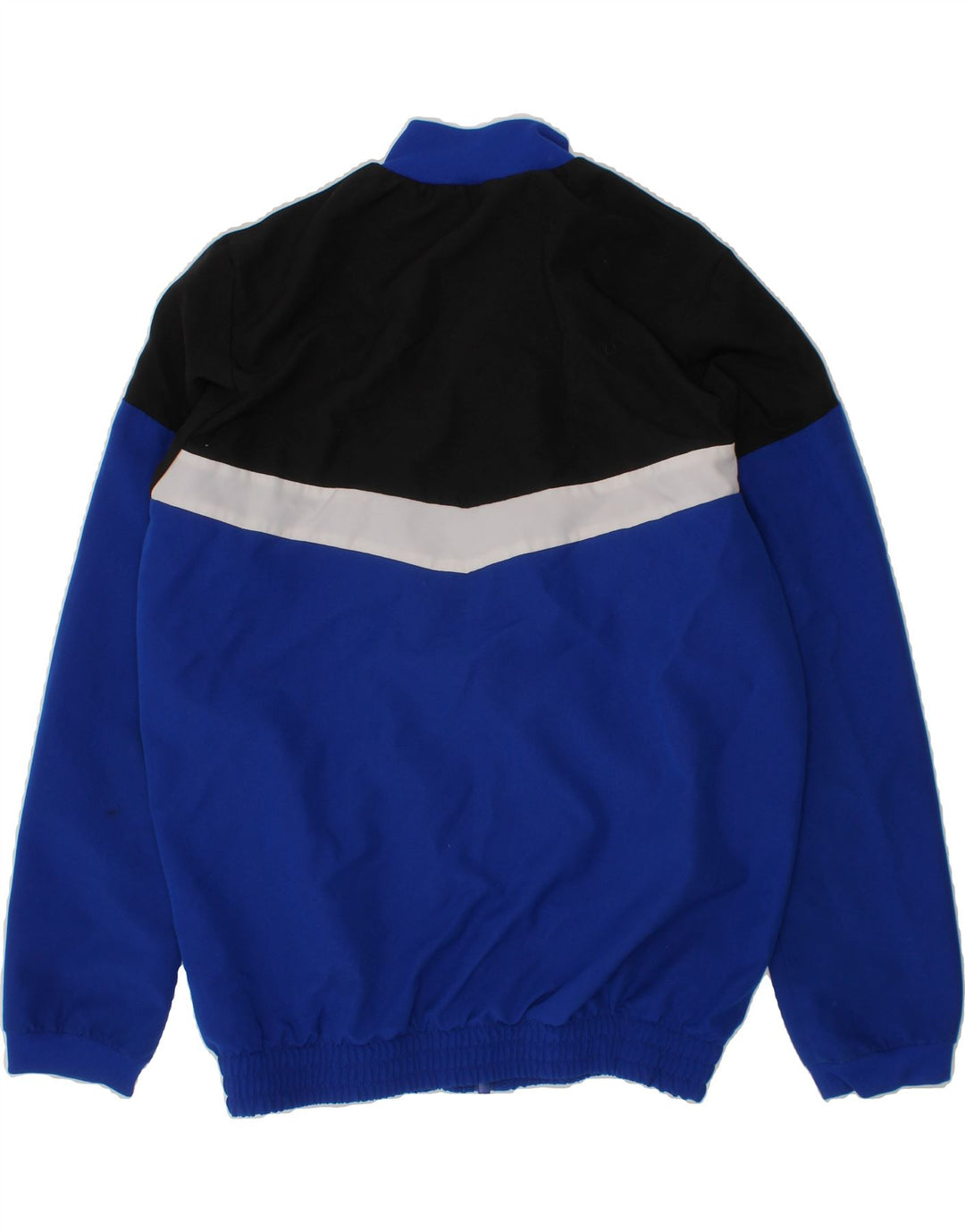 ADIDAS Boys Tracksuit Top Jacket 9-10 Years Blue Colourblock Polyester Vintage Adidas and Second-Hand Adidas from Messina Hembry 