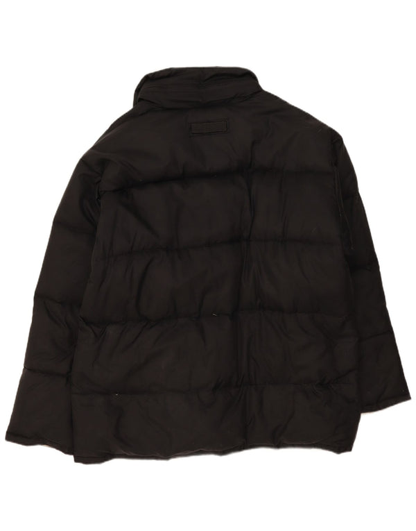 Mash wattierte Herrenjacke mit Kapuze, UK 42, XL, Schwarz