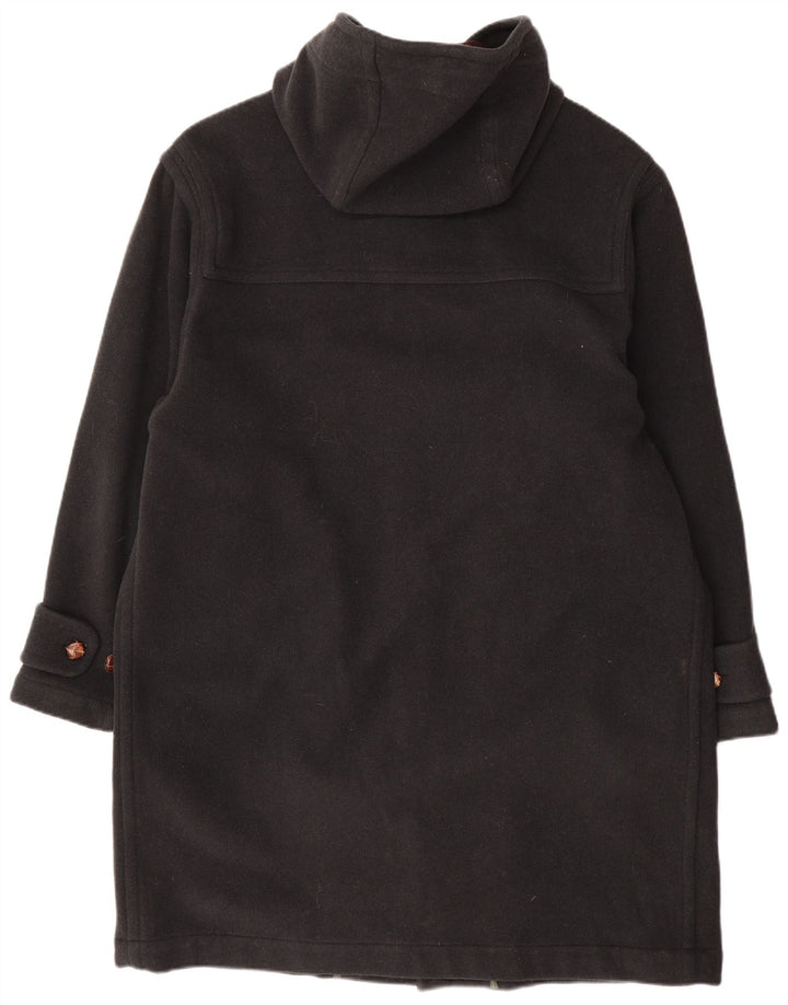 P&P People Herren-Dufflecoat mit Kapuze, UK 38, mittelgrüne Wolle