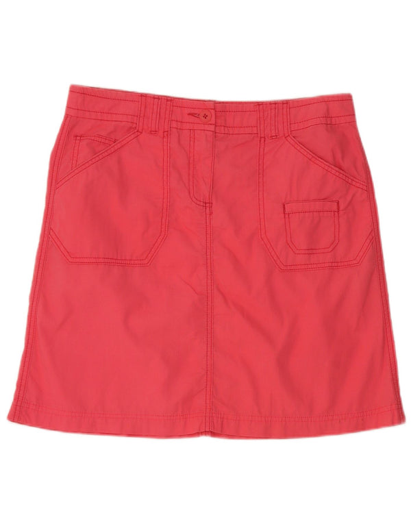 Marks & Spencer Damen Cargorock UK 12 Medium W32 Rosa Baumwolle