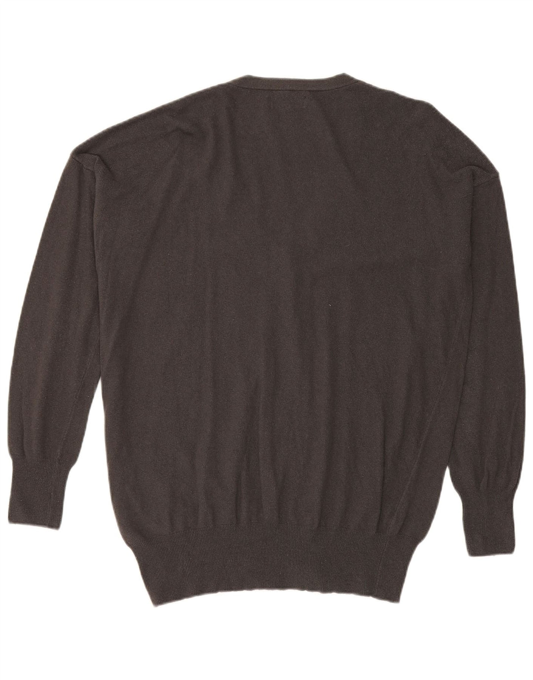 Trussardi Herren Strickjacke XL Graue Viskose