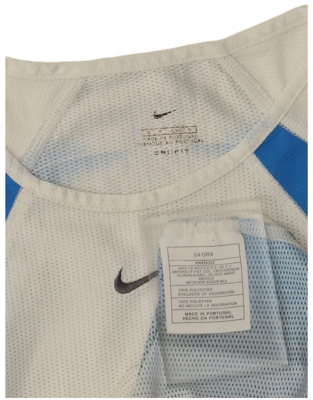 Nike Herren Dri Fit Weste Top Small Weiß Colourblock Polyester