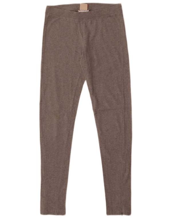 Champion Womens Heritage Fit Leggings UK 10 Small Graue Baumwolle