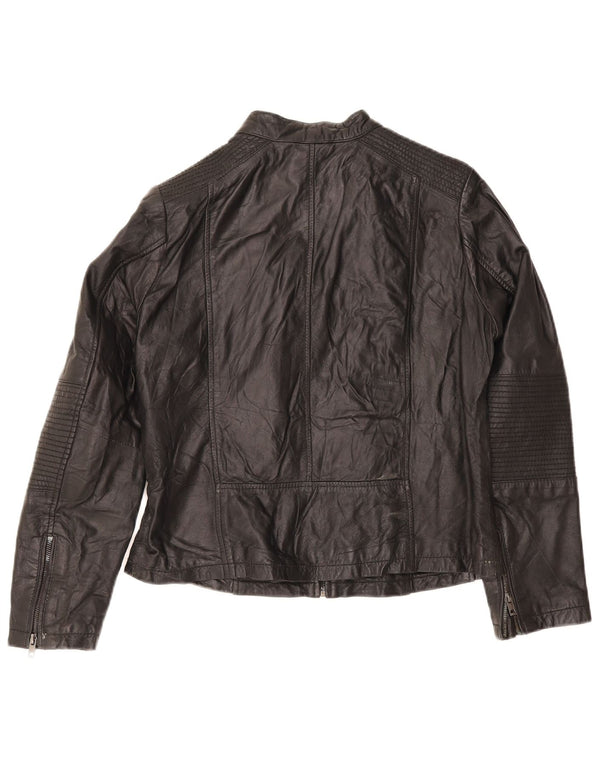 Conbipel Womens Leather Jacket IT 48 XL Black