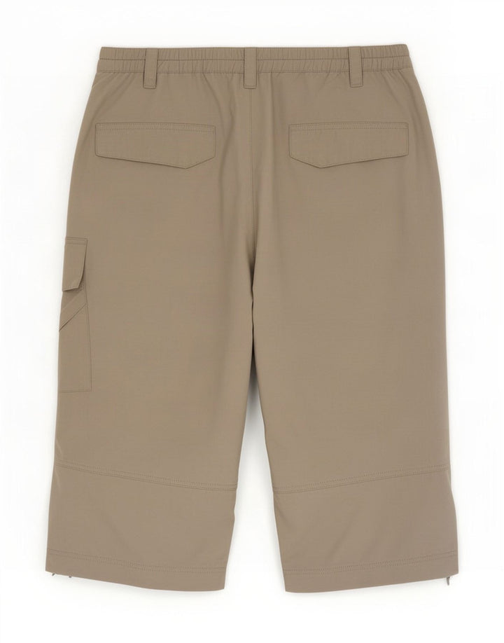 Adidas Herren Cargo Bermuda Shorts Medium W32 Beige Baumwolle