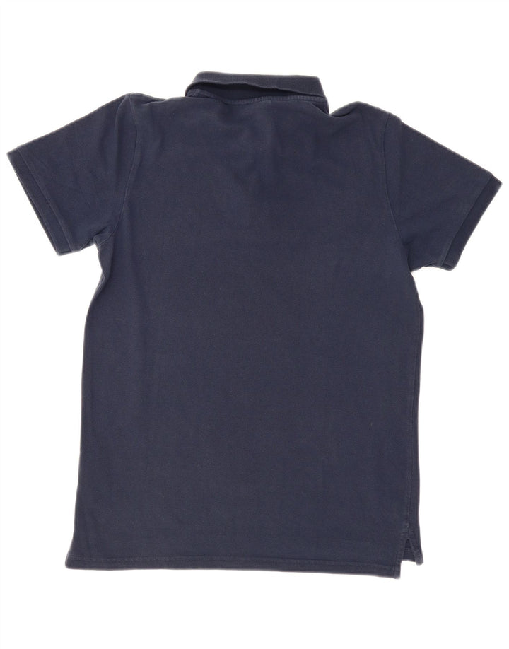 Maui and Sons Herren-Poloshirt, mittelmarineblaue Baumwolle