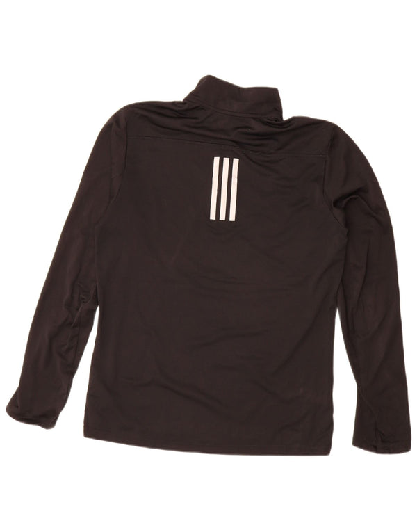 Adidas Herren Aeroready Zip Neck Pullover Trainingsanzug Top Small Schwarz Polyester
