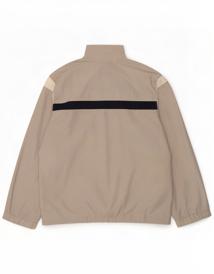 Kappa Herren-Trainingsanzug-Oberteil, Jacke XL, Grau, Farbblock