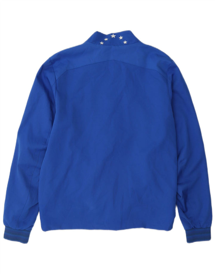 Umbro Herren Rangers Graphic Trainingsanzug Top Jacke Mittelblaues Polyester