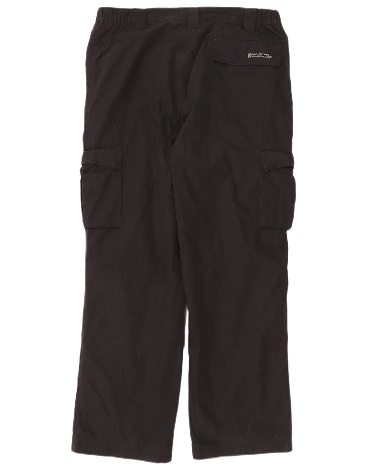 Mountain Warehouse Gerade Herren-Cargohose, W34, L30, Schwarz, Polyester