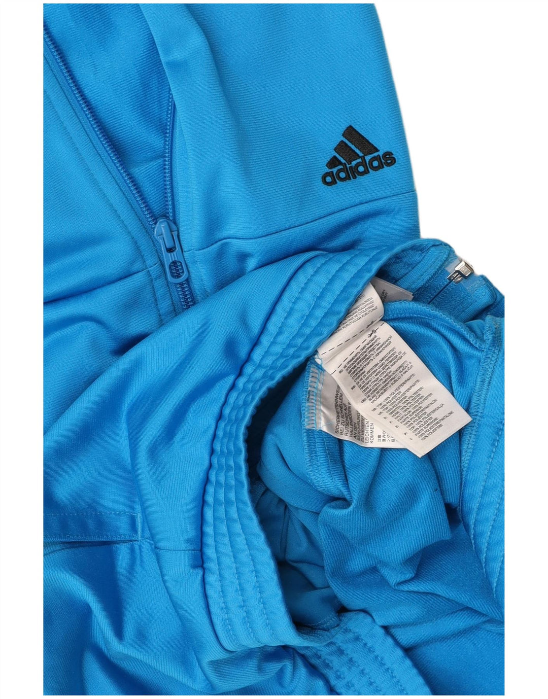 ADIDAS Herren Grafik-Trainingsanzug-Oberteil, Jacke, klein, blau, Polyester