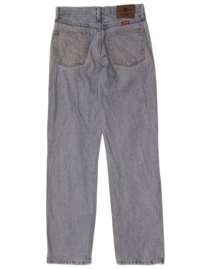 Wrangler Damen Straight Jeans W30 L32 Blaue Baumwolle