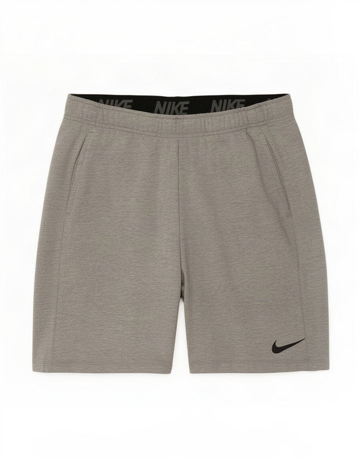 Nike Herren Dri Fit Standard Sportshorts Mittelgrau geflecktes Polyester