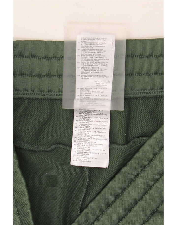 Adidas Herren Trainingshose Jogger UK 12/14 Mittelgrünes Polyester