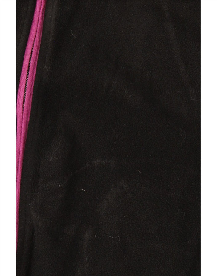 Kappa Damen Fleecejacke UK 20 2XL Schwarz Polyester