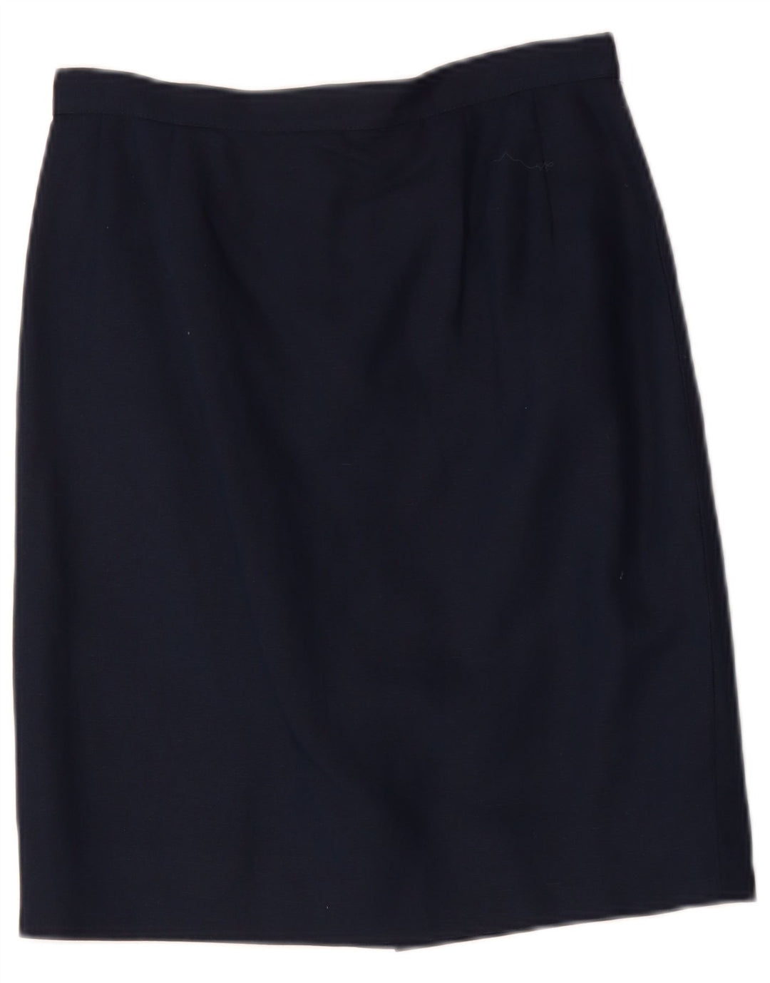 LUISA SPAGNOLI Damen gerader Rock IT 44 Medium W28 Marineblau