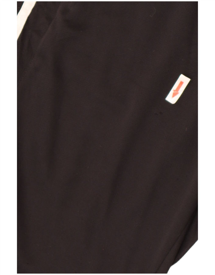 Adidas Damen Capri-Trainingshose UK 14 Mittelschwarzes Polyester