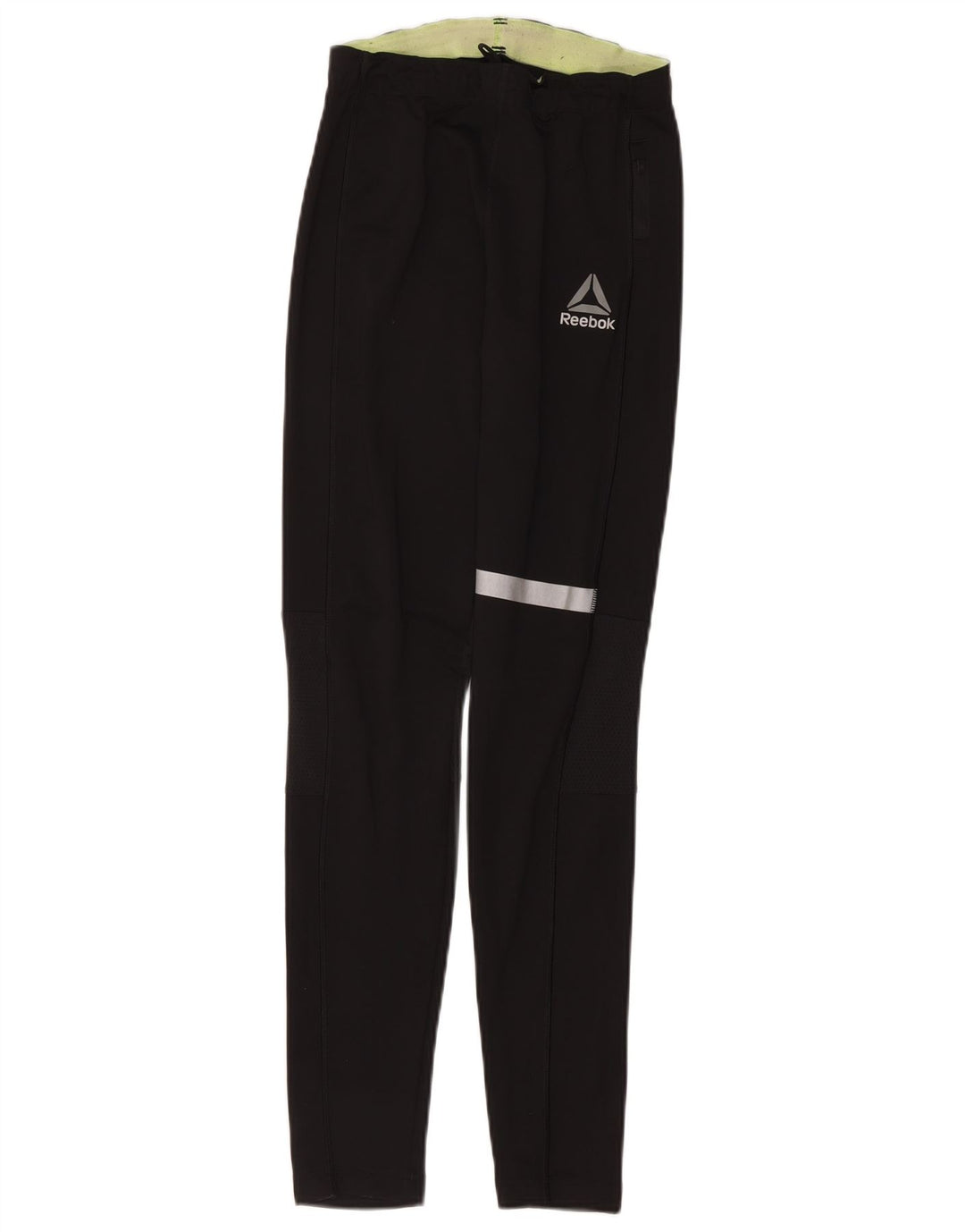 REEBOK Damen Leggings UK 12 Medium Schwarz