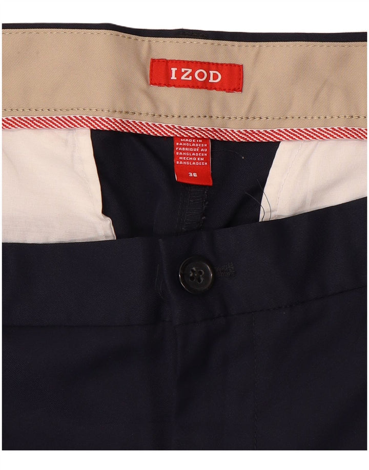 IZOD Herren Chino-Shorts W36 Large Marineblau