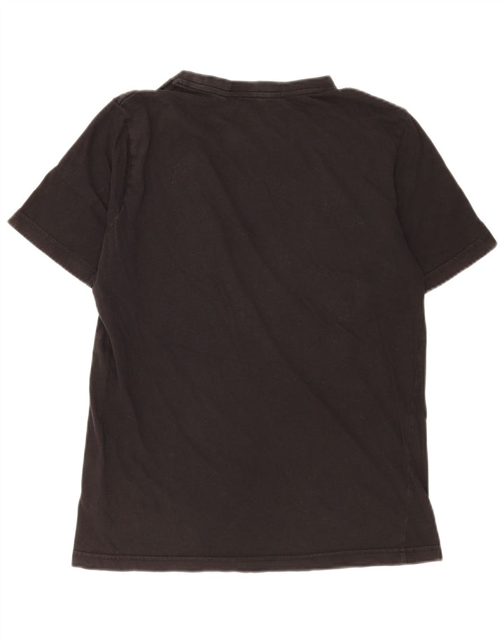 Puma Herren Grafik T-Shirt Top Small Schwarz Baumwolle