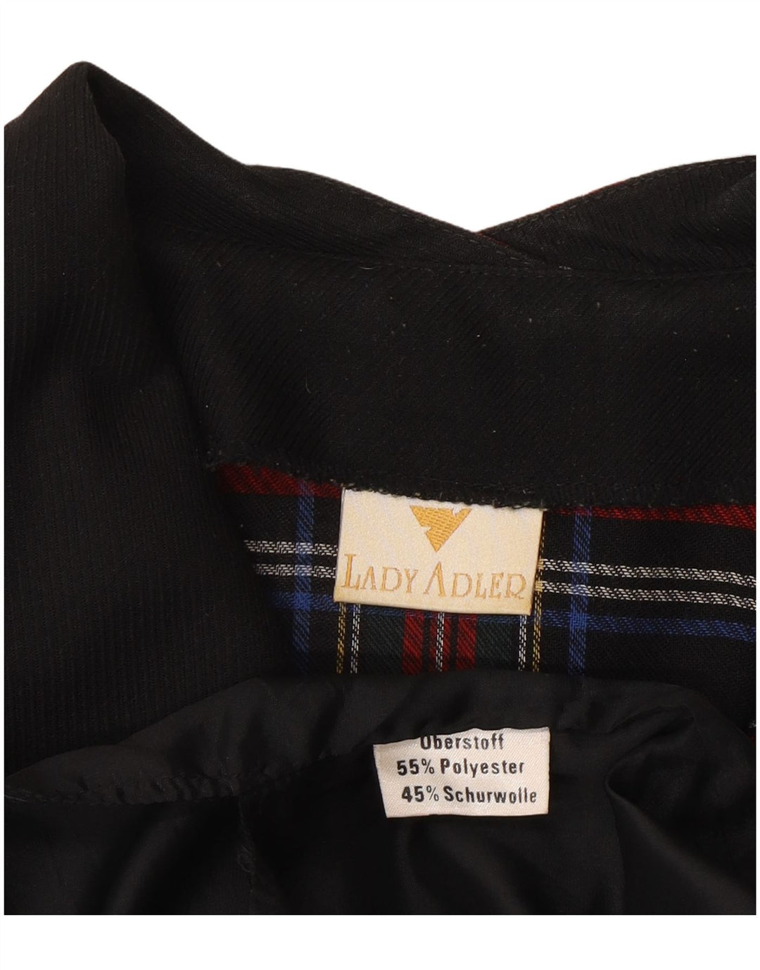 Adler Damen-Etuikleid, Gr. 46, groß, mehrfarbig, kariert, Polyester