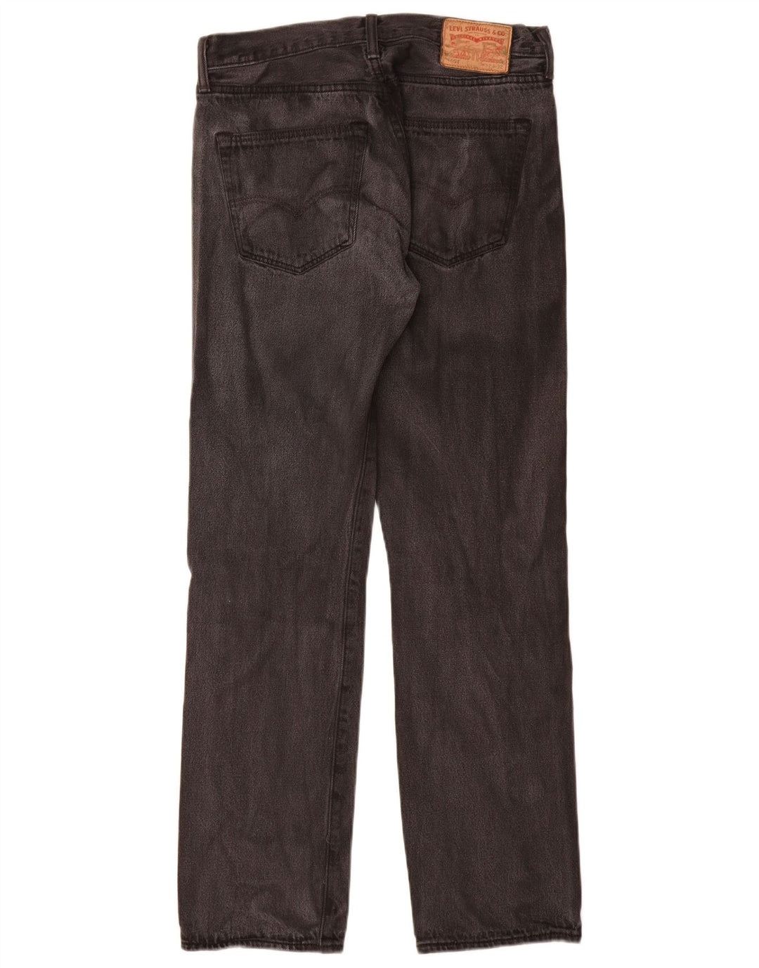 Levi's Herren Straight Jeans W32 L32 Graue Baumwolle