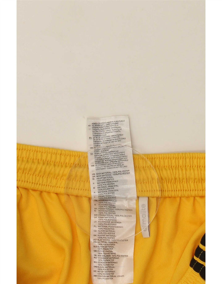 Adidas Herren Climalite Sport Shorts Großes gelbes Polyester