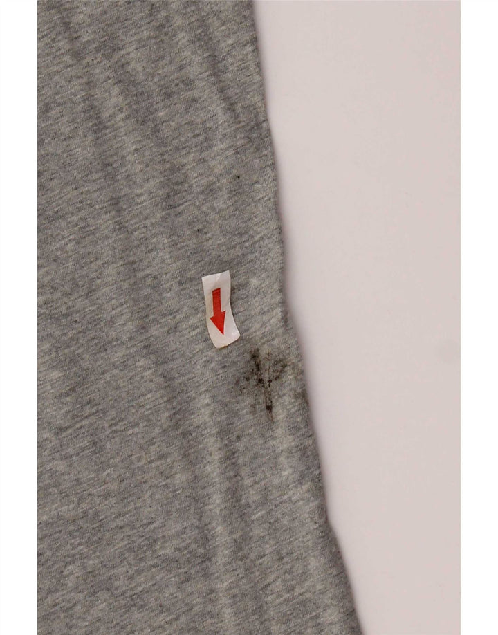 Diesel Herren-T-Shirt mit Grafik, groß, aus grauer Baumwolle