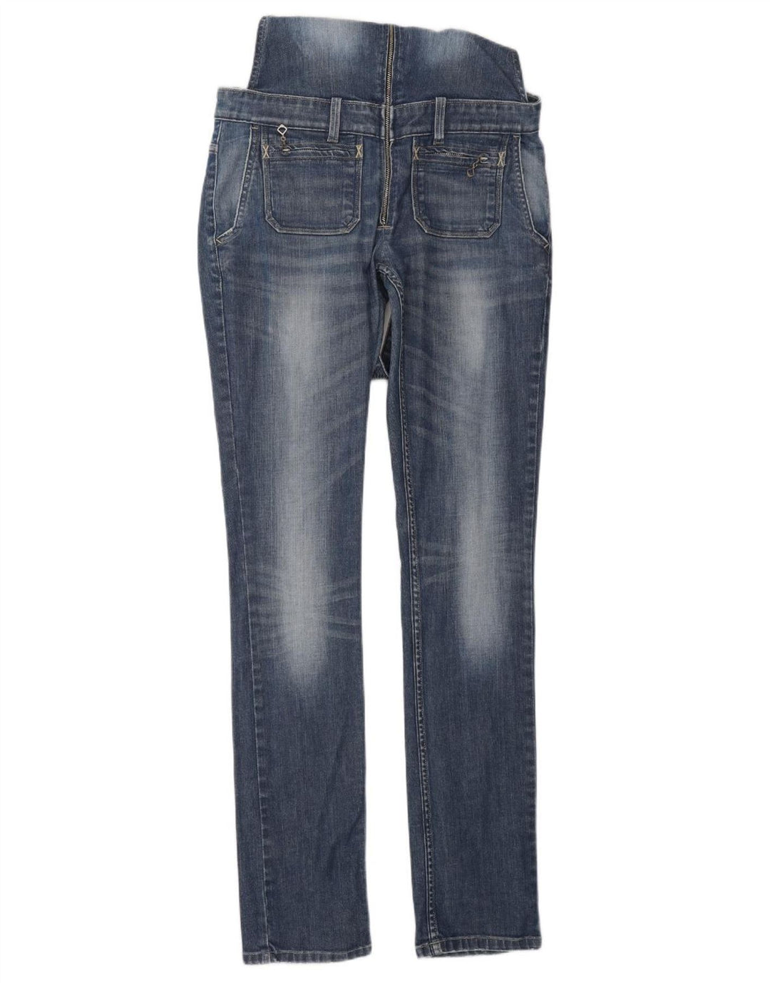 Levi's Damen Latzhose Slim Jeans W29 L34 Blaue Baumwolle