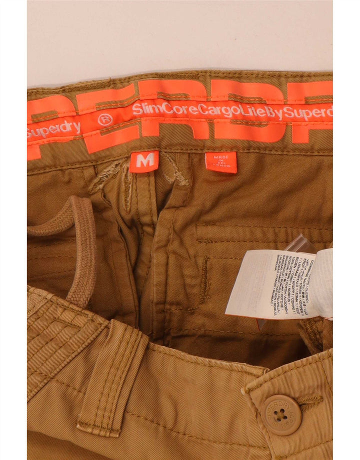Superdry Herren Cargoshorts Medium W30 Beige Baumwolle