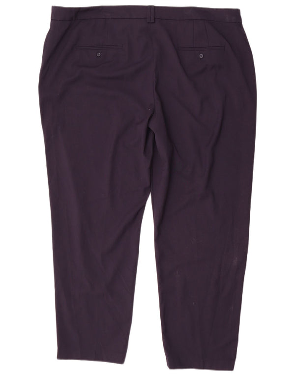 Marks & Spencer Damen Slim Chinohose UK 22 3XL W44 L29 Marineblau