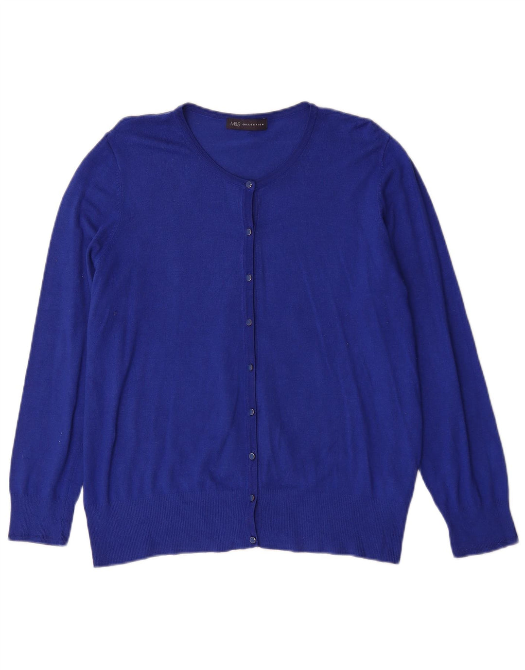 Marks & Spencer Damen-Cardigan-Pullover UK 16 Große blaue Viskose
