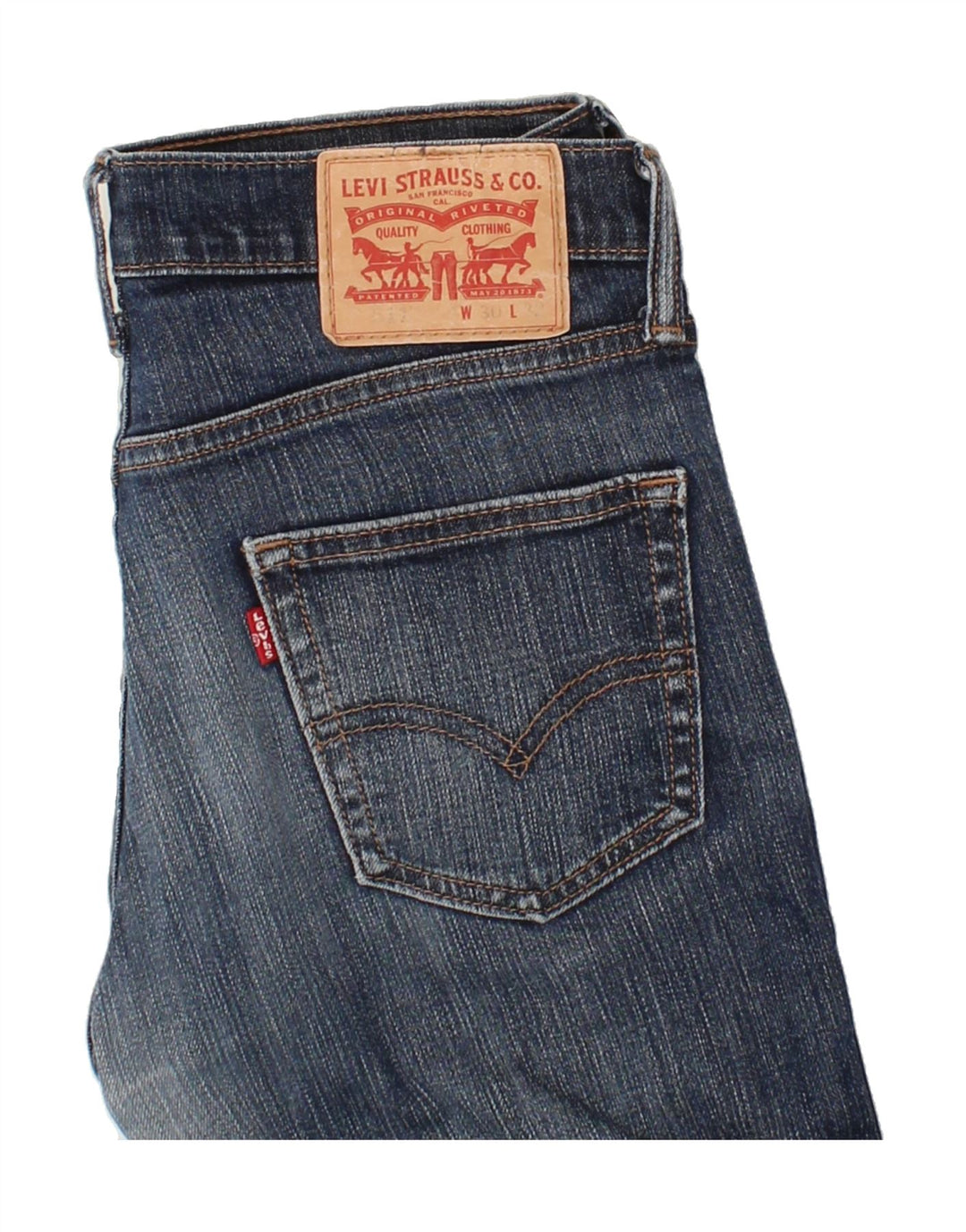 LEVI'S Womens 510 Skinny Jeans W30 L32 Blue Vintage Levi's and Second-Hand Levi's from Messina Hembry 