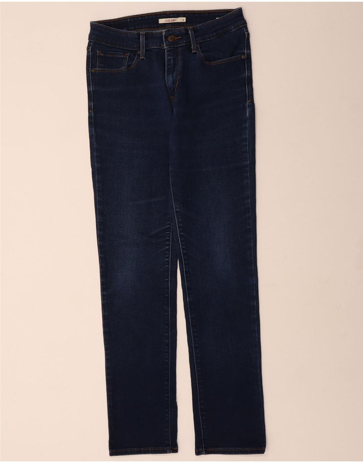 LEVI'S Damen Mid Rise Skinny Jeans US 8 Medium W28 L30 Blaue Baumwolle