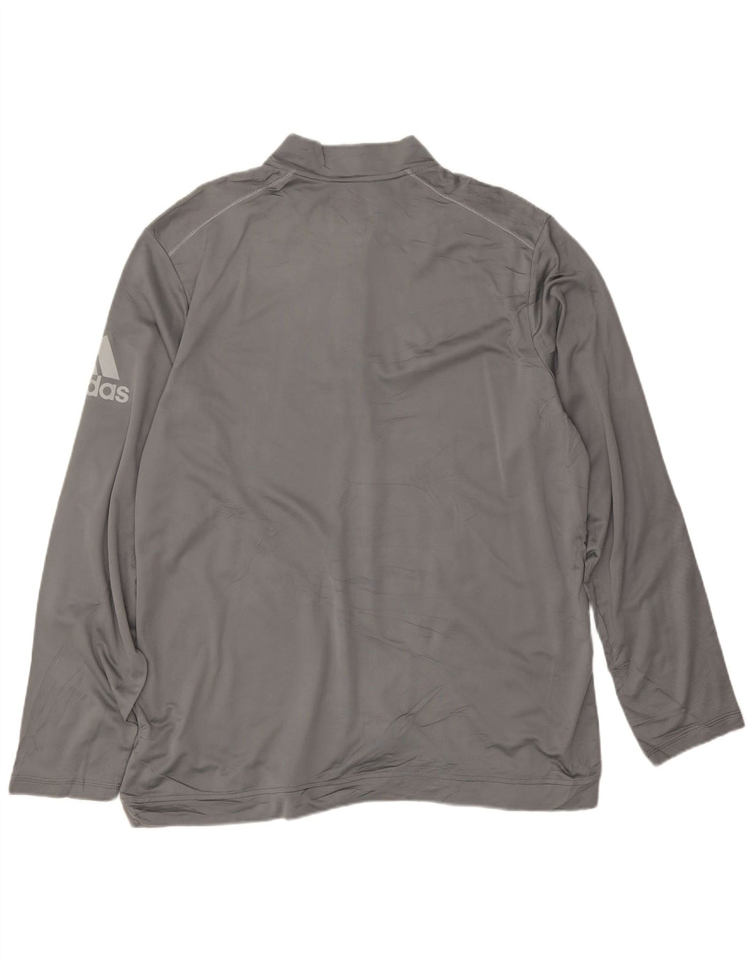 Adidas Herren Climawarm Graphic Zip Neck Pullover Trainingsanzug Top XL Grau