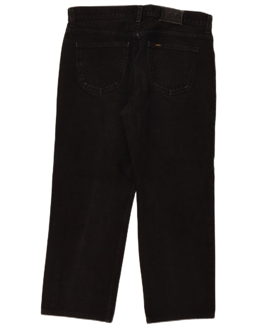Lee Herren Straight Jeans W36 L27 Schwarz