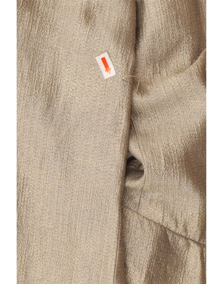 ESCADA Damen Elements Longline 1-Knopf-Blazerjacke EU 36 Small Gold