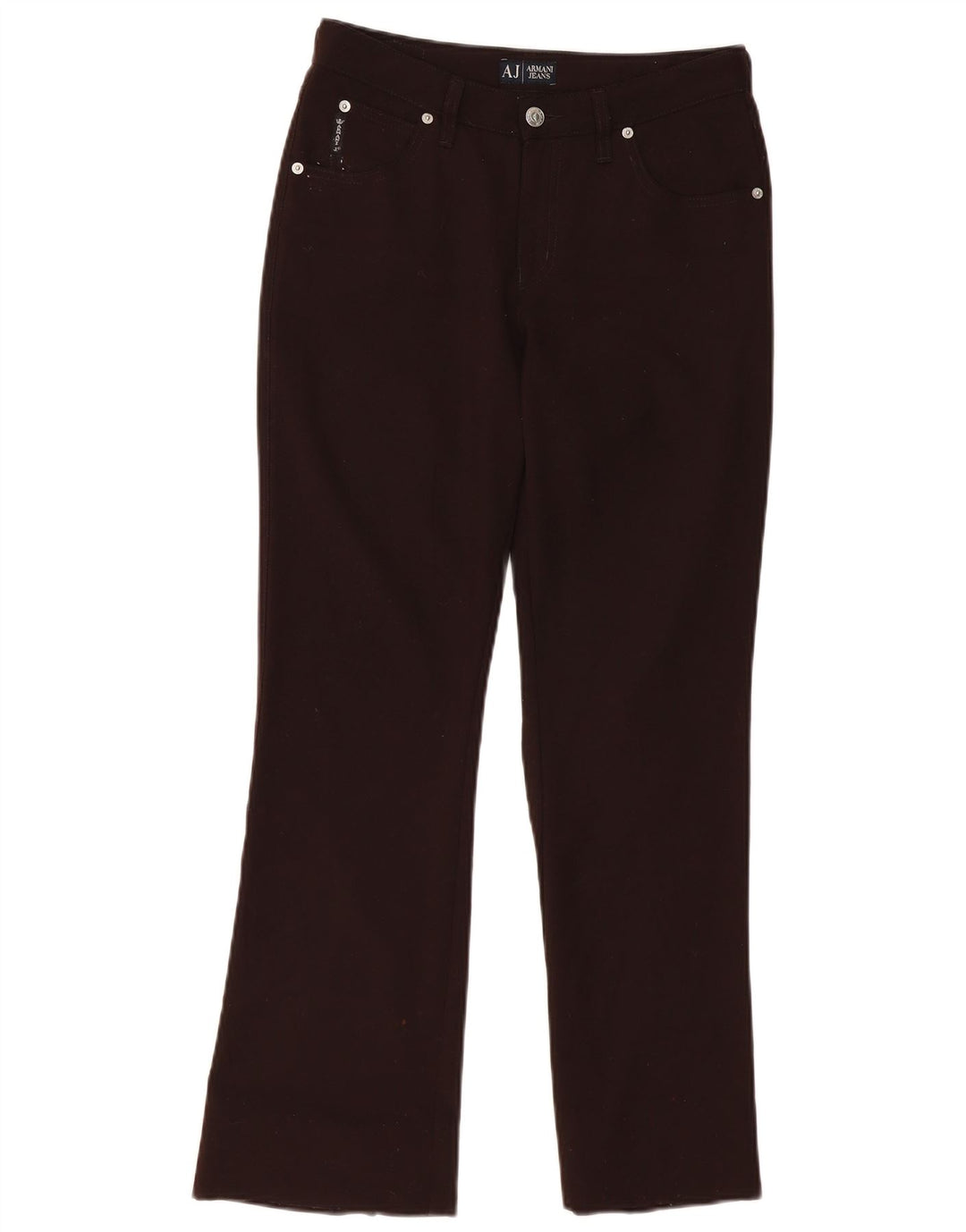 ARMANI Damen Bootcut Freizeithose W28 L28 Braun