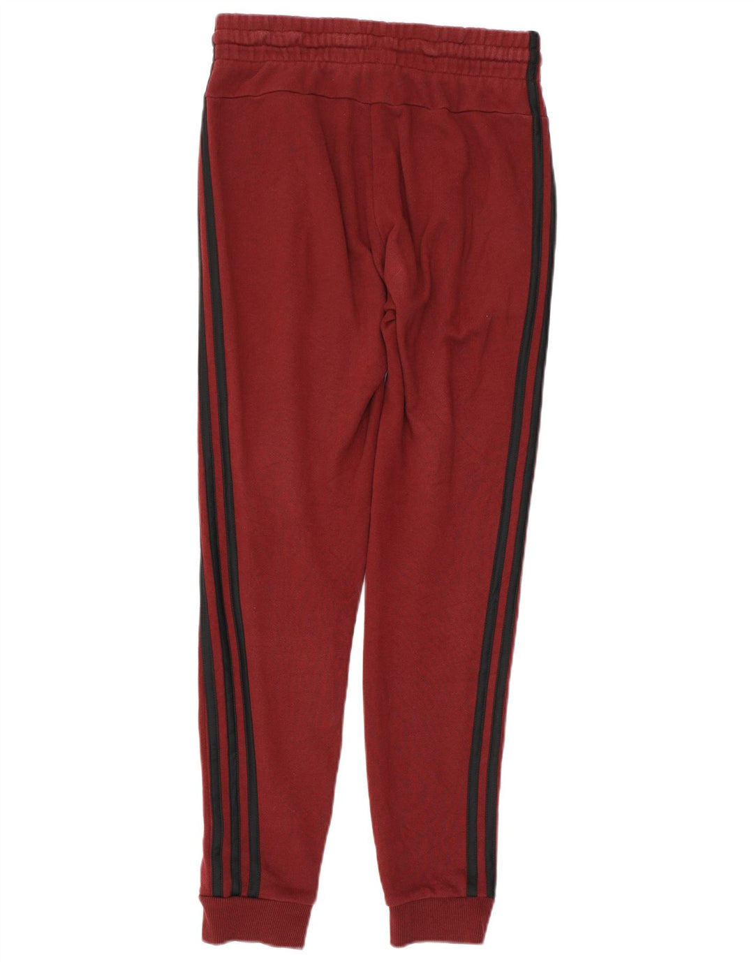 ADIDAS Damen Trainingshose Jogger UK 4/6 XS Burgund Baumwolle
