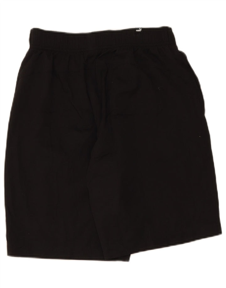 Puma Herren Graphic Sport Shorts Medium Schwarz Polyester