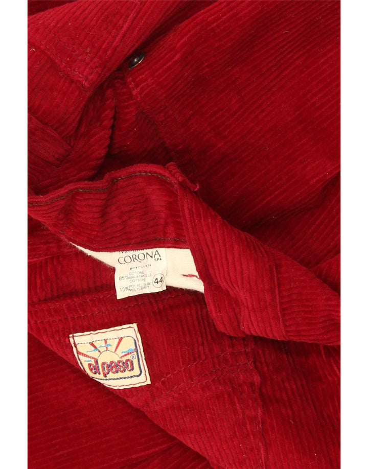 El Paso Damen Cordrock IT 44 Medium W26 Rote Baumwolle